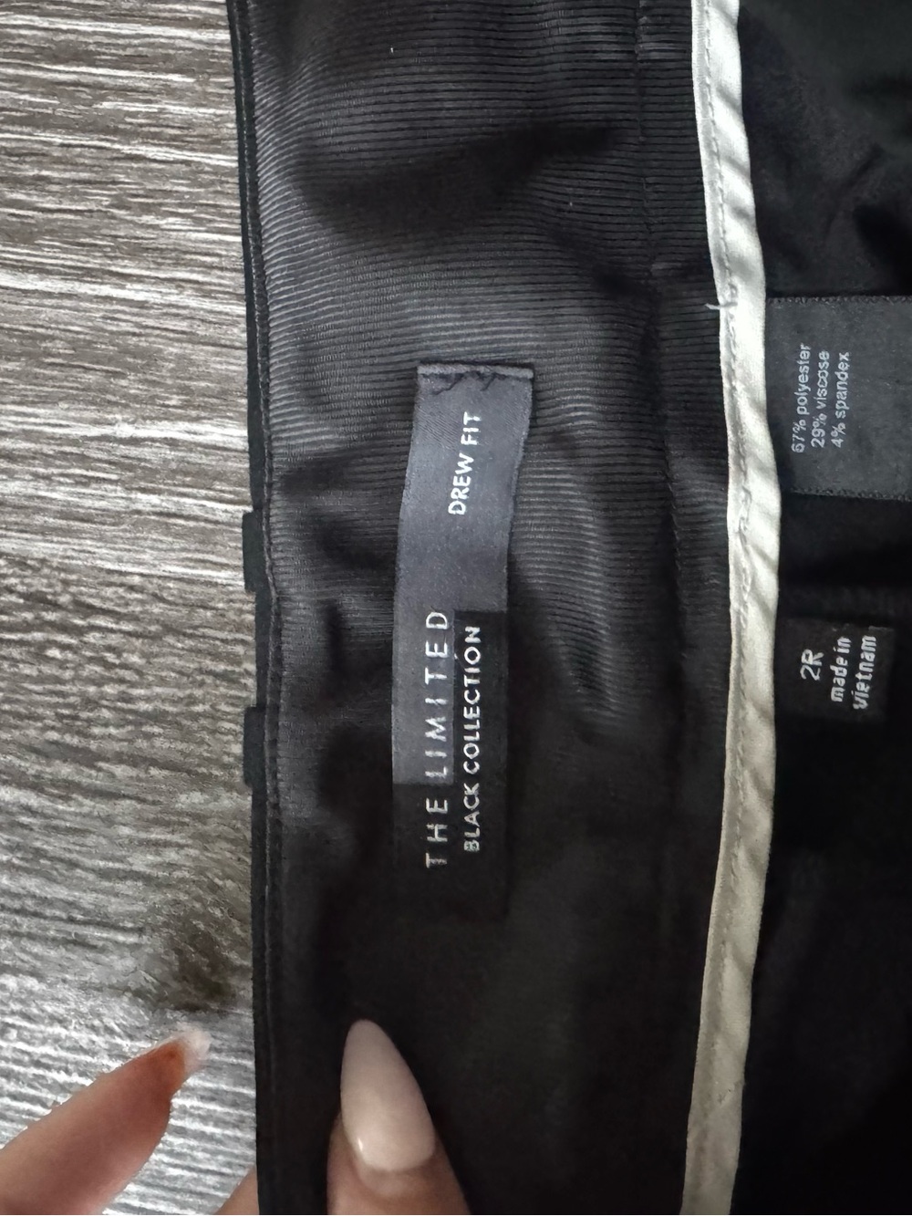 The Limited Black Collection: Drew Fit Dress Pants – Size 2 - Picture 6 of 9